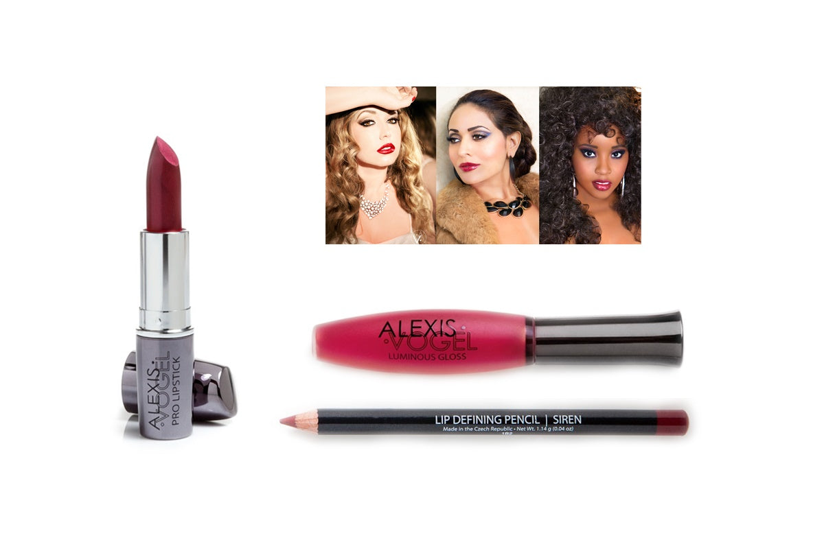 "Kiss Me Red" Lip Trio